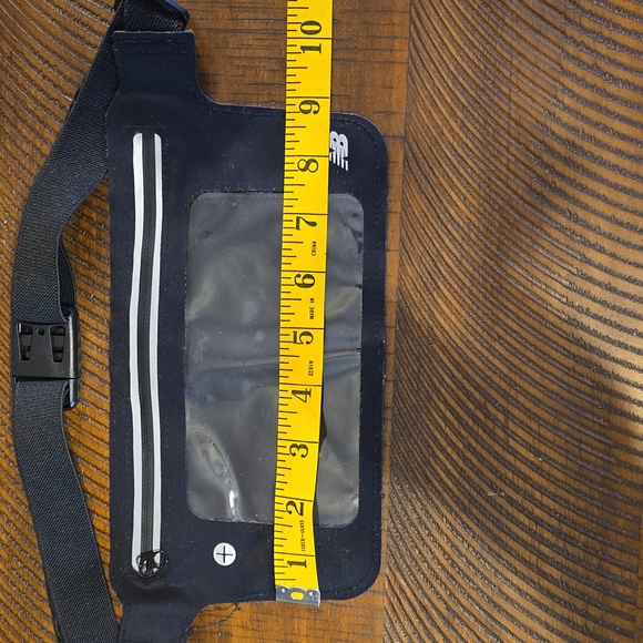 New Balance Black and Silver Belt Bag for Phone - Picture 3 of 4